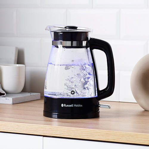 塑料烧水壶 - CLASSIC  - RUSSELL HOBBS - 不锈钢 / 玻璃