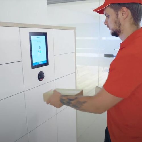 钢更衣室储物柜 - DELIVERY AND PICK-UP LOCKERS - Metra smart locker systems - RFID / 商用 / 仓储