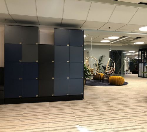 HPL更衣室储物柜 - SMART WORKPLACE LOCKERS - Metra smart locker systems - 商用 / 仓储 / 安全