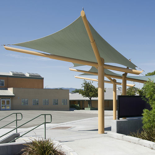 商用遮阳帆 - OVERHANG™ - TENSILE SHADE PRODUCTS - 多边形 / 布料