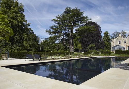 户外游泳池 - GLOUCESTERSHIRE - GUNCAST SWIMMING POOLS - 地下 / 石材 / 带盖子