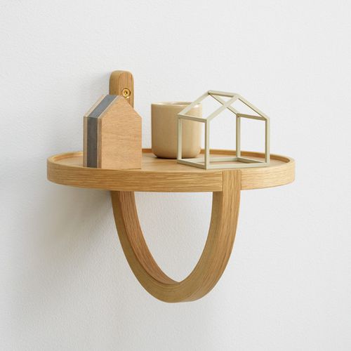 壁挂置物架 - ARCHETTO - Fogia - 现代风格 / 栎木 / MDF