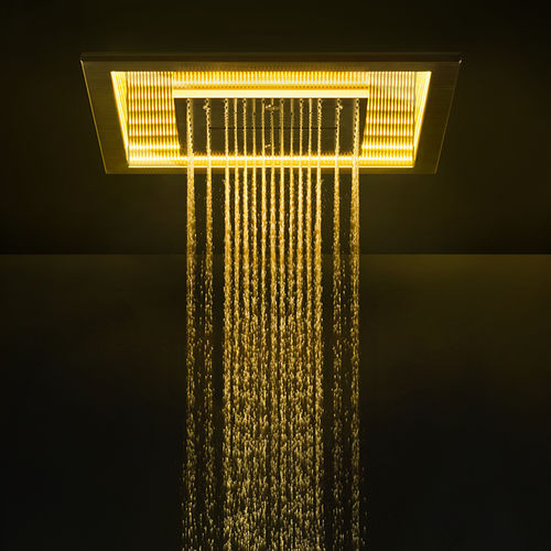 天花板淋浴莲蓬头 - 57963 - GESSI SPA - 正方形 / 雨水 / 瀑布型