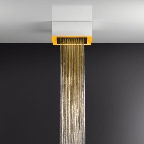 嵌入式淋浴莲蓬头 - 57303 - GESSI SPA - 天花板 / 正方形 / 雨水