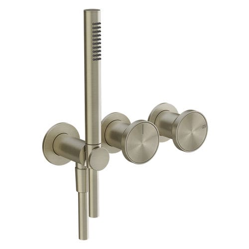 淋浴双把混合龙头 - 66036 - GESSI SPA - 壁挂 / 黄铜 / 浴室