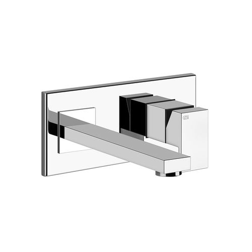 洗脸盆冷热水龙头 - RETTANGOLO : 44836 - GESSI SPA - 壁挂 / 金属 / 浴室