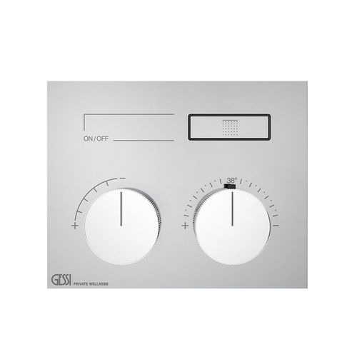 淋浴双把混合龙头 - HI-FI : 63002 - GESSI SPA - 壁挂 / 恒温 / 金属