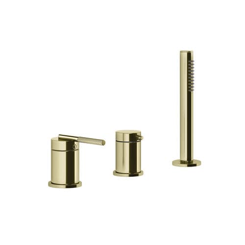 洗脸盆冷热水龙头 - AREA PRO - GESSI SPA - 嵌入式 / 金属 / 室内