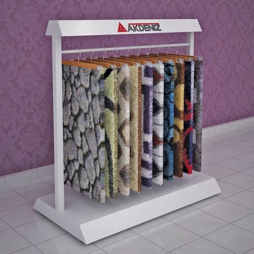 金属地毯展示架 - AK 305 - AKDENIZ Display Systems - 用于商店