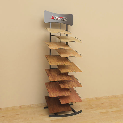 地板陈列架 - LS-1101 - AKDENIZ Display Systems - 金属 / 用于商店