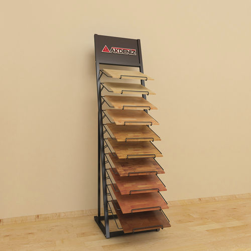 地板陈列架 - LS-1201 - AKDENIZ Display Systems - 金属 / 用于商店