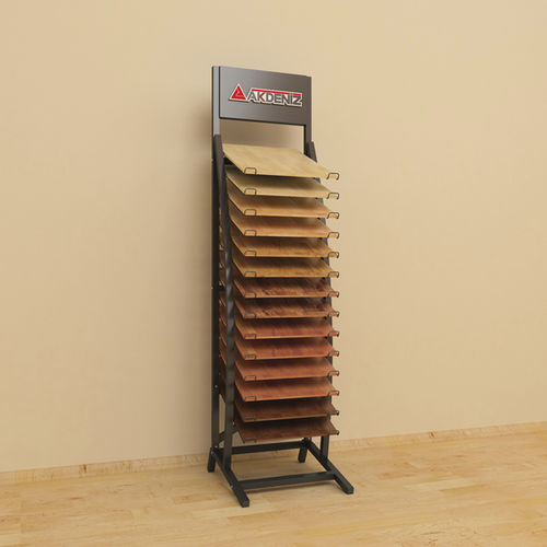 地板陈列架 - LS-1401 - AKDENIZ Display Systems - 金属 / 用于商店