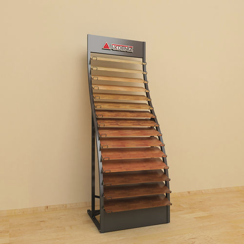 地板陈列架 - LS-1501 - AKDENIZ Display Systems - 金属 / 用于商店