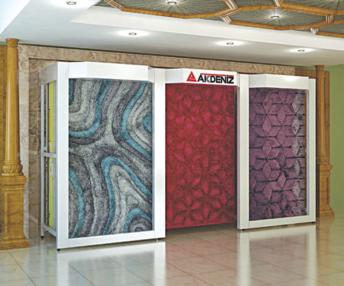 金属地毯展示架 - 104 - AKDENIZ Display Systems - 用于商店