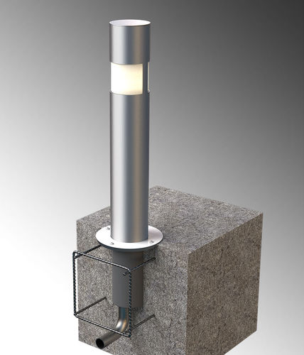 公共空间灯柱 - SSLA / LBPA / SSLS  - CALPIPE SECURITY BOLLARDS - 现代风格 / 不锈钢 / LED式