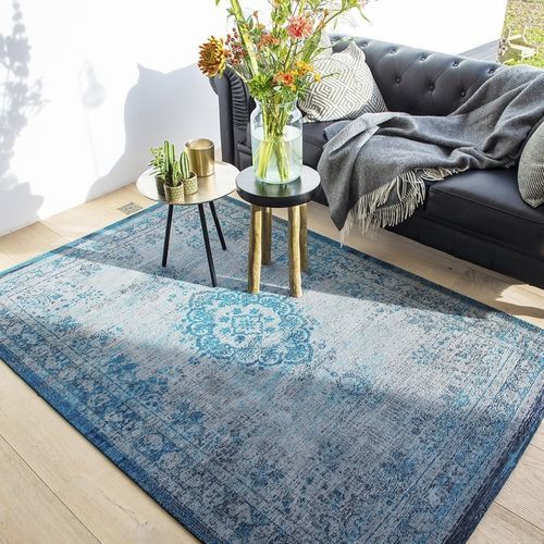 现代风格地毯 - GREY TURQUOISE 8255 - Louis De Poortere - 阿拉伯装饰图案 / 塑料 / PES材质