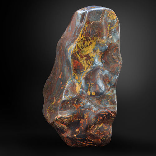 天然石材雕塑 - GUIDERO_JASPER_SUNSET_GEMSTONE_S2_135kg - GUIDERO Holland BV