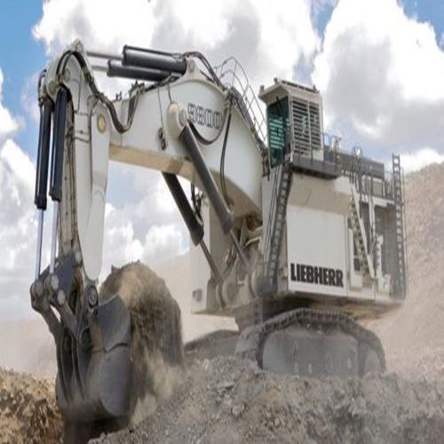 履带式挖土机 - R 9800 G6 - Liebherr  - 前置式 / 岩石 / 大有效载荷