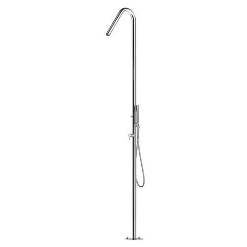 户外淋浴柱 - FTA-CS40-HCHS - Outdoor Shower Company - 不锈钢 / 立式 / 现代风格