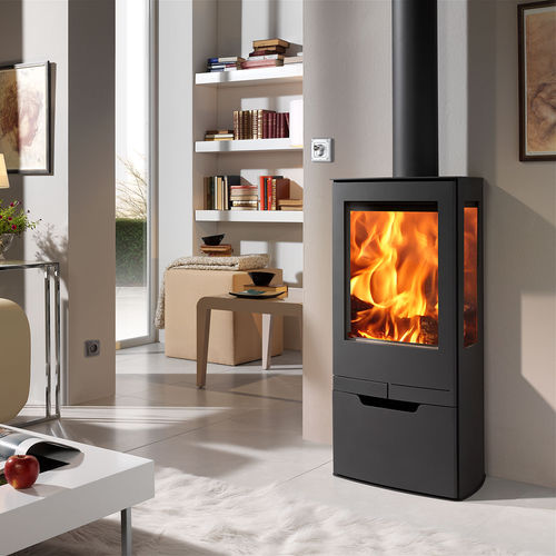 木材采暖炉 - ZINC - Panadero - 5 kW...10 kW / 多燃料 / 独立式