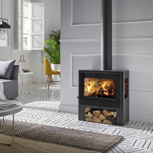木材采暖炉 - CAPRI 3V - Panadero - 5 kW...10 kW / 多燃料 / 猫脚