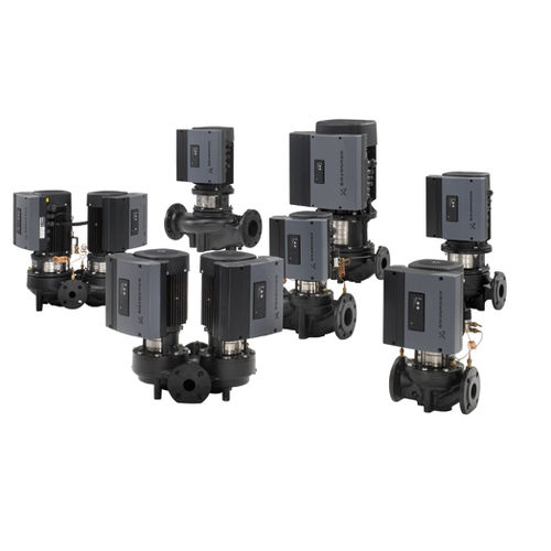 水泵 - TP, TPE INLINE - Grundfos - 铸铁 / 不锈钢 / 离心