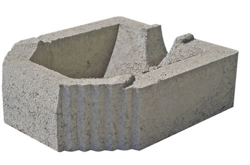 中空混凝土块 - MURO FACILE - mvb - 轻型 / 用于挡土墙 / 声学