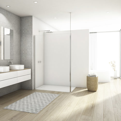 固定淋浴间隔断 - WALK-IN DIVERA D22WI1V - Ronal - 转角 / Securit®玻璃 / 透明玻璃