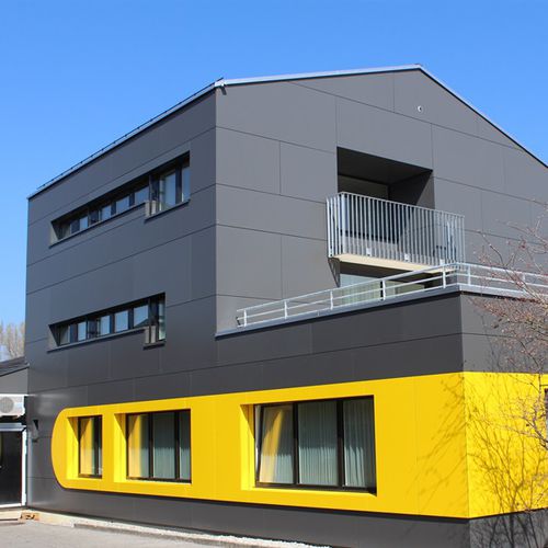 立面板 - CELLON - NEUTERBIT SALMSACH - Bruag Design Factory AG - 复合材料 / HPL / 光滑