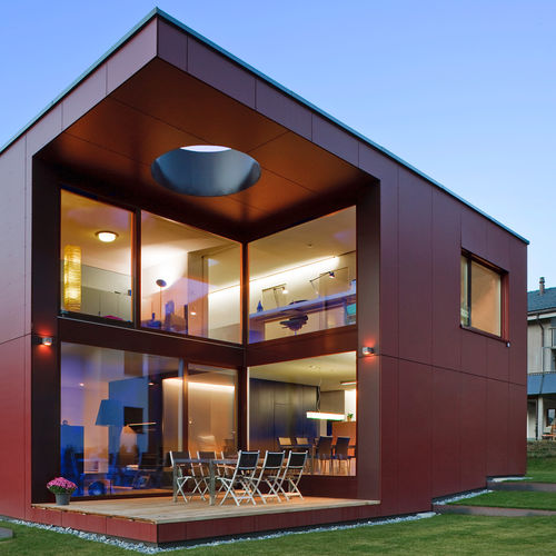 立面板 - FORMBOARD TOP PINE - SINGLE FAMILY HOUSE RIED-BRIG - Bruag Design Factory AG - 木纤维 / 光滑 / 烤漆