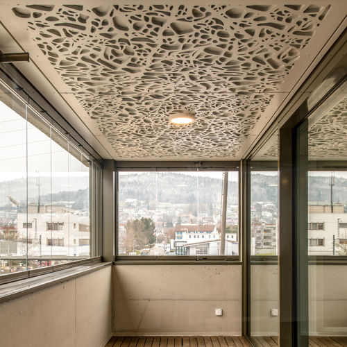 外包装饰面板 - FORMBOARD TOP PINE - BALKONAKUSTIK - Bruag Design Factory AG - 用于吊顶天花板 / 用于护栏 / 轻型