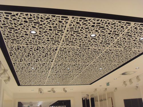 吊顶天花板隔音板 - RESERVED STORE - Bruag Design Factory AG - HPL / 矩形 / 穿孔
