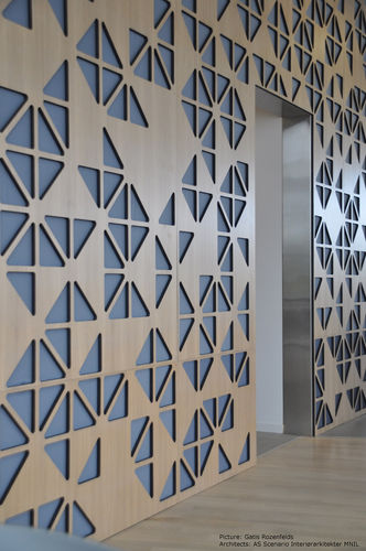 壁挂隔音板 - WÄRTSILÄ STORD - Bruag Design Factory AG - 用于隔墙 / 胶合板材料 / 矩形