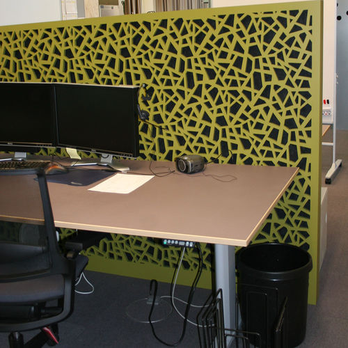 家具隔音板 - WITZIG – THE OFFICE COMPANY - Bruag Design Factory AG - 用于房间隔断 / MDF / 矩形