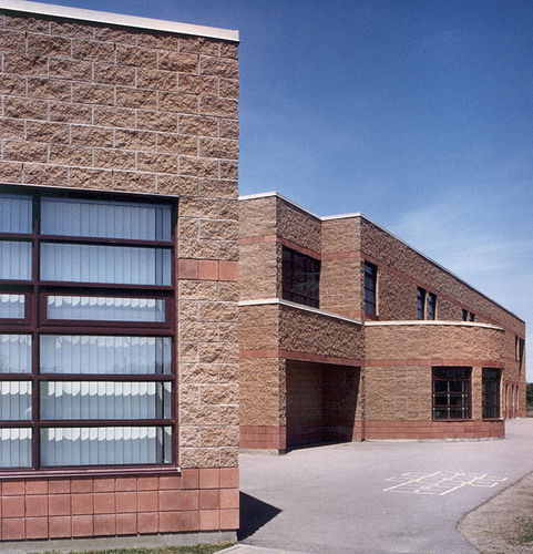 实心混凝土块 - ARCHITECTURAL : ROSE - brampton brick - 承重墙 / 用于地基 / 用于外墙