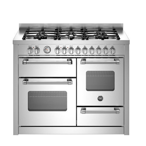 燃气组合灶 - MAS116L3EXC - Bertazzoni - 电动 / 6眼 / 三烤箱
