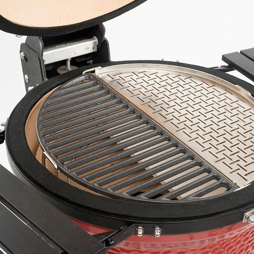 炭烧烤炉 - HALF-MOON CAST IRON - Kamado Joe - 台面式 / 专业