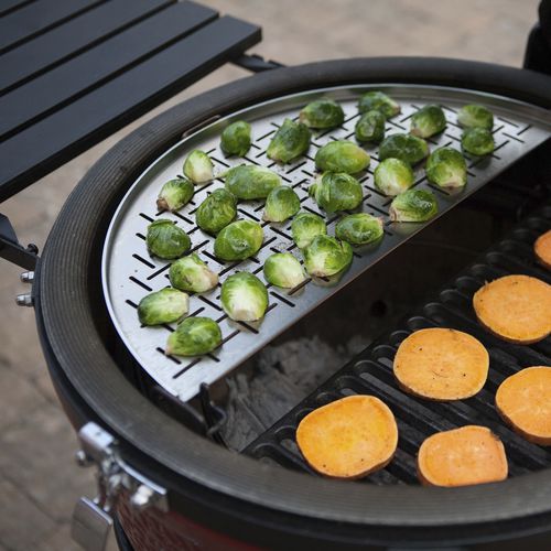 不锈钢烧烤炉 - HALF-MOON FISH AND VEGETABLE - Kamado Joe - 炭 / 台面式 / 专业