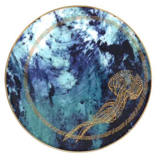 平盘盘子 - OCEAN BLEU - HAVILAND - 服务 / 中空 / 甜品