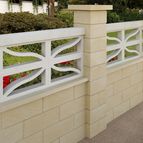 中空混凝土块 - MARBLE  - SAS PREFABRICADOS DE HORMIGON SA - 用于支柱 / 承插焊接 / 仿石
