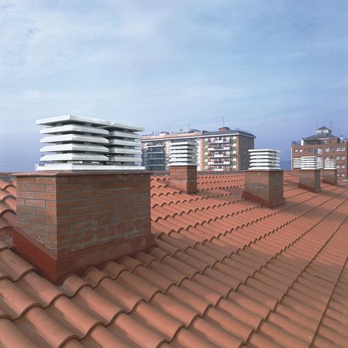 民用烟囱顶　　　 - DOUBLE BASE   - SAS PREFABRICADOS DE HORMIGON SA