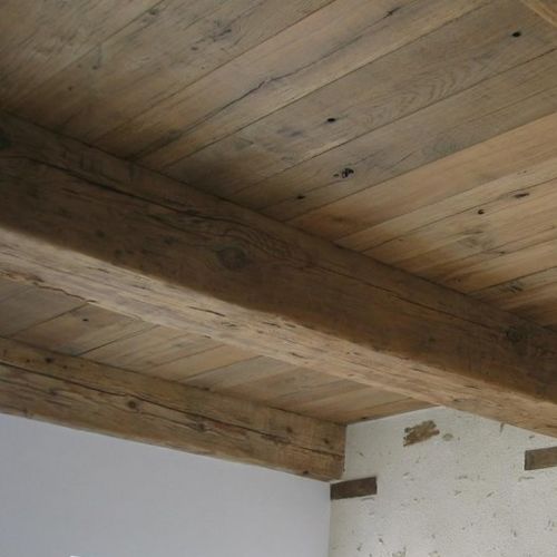 栎木天花板吊顶 - 00840 - bca materiaux anciens - 条形 / 木纹效果