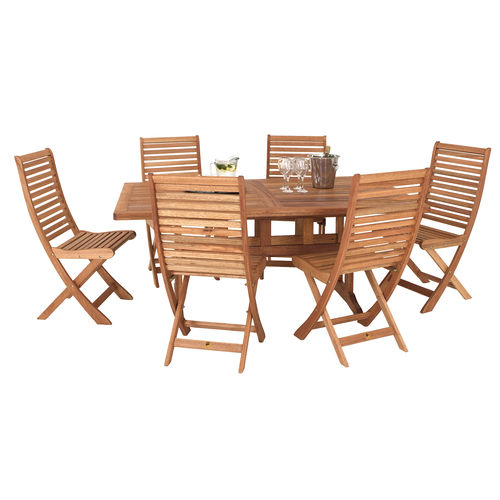 现代风格桌椅组合套装 - MONACO CHAIRS AND BAOBAB TABLE SET - Woodline Shade Solutions - 花园 / 木质 / 家用