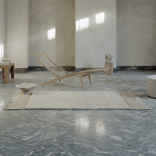 现代风格地毯 - ETHOS VIEW - LINIE DESIGN A/S - 单色 / 新西兰羊毛 / 黄麻