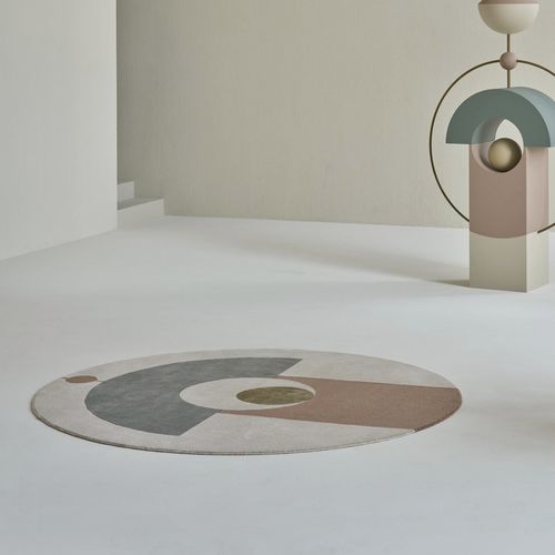 现代风格地毯 - ETERNAL ORB - LINIE DESIGN A/S - 图案 / 丝绸 / 新西兰羊毛