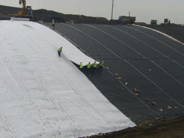 排水土工网格 - INTERDRAIN - Geosintex - 用于挡土墙 / 公路 / 聚乙烯
