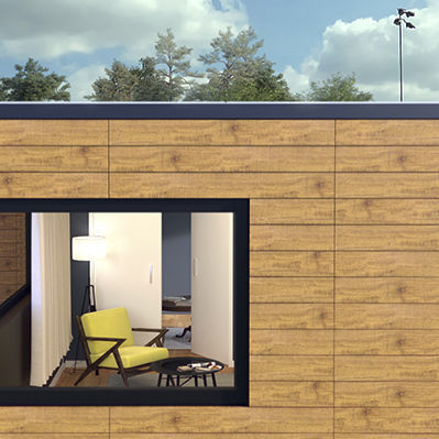 仿石装饰层板 - CLADDING - Greenlam Europe - 单色 / 拉绒 / 哑光效果