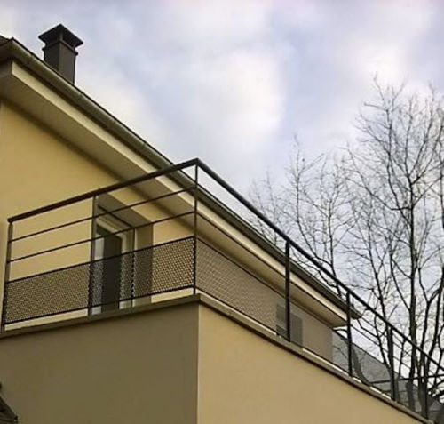 网格阳台 - ESCALIER DESIGN 14 - 带栏杆 / 钢