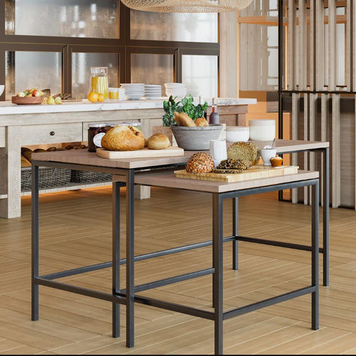 现代风格桌 - NESTR - burgessfurniture - 木质 / 金属桌脚 / 长方形