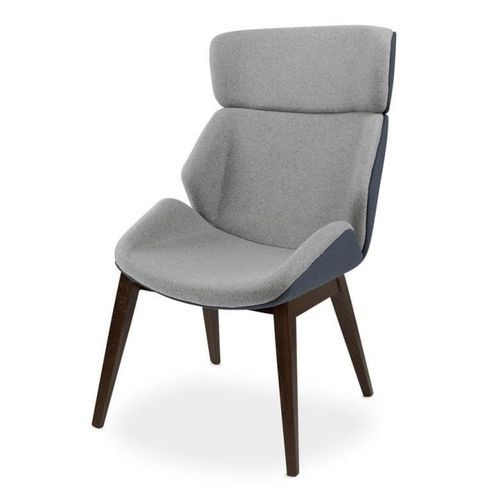 高背扶手椅 - WALSH - burgessfurniture - 现代风格 / 布料 / 木质
